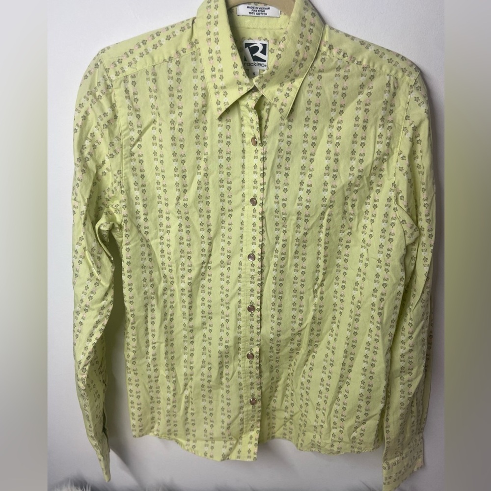 Rockies Light Green Patterned Shirt